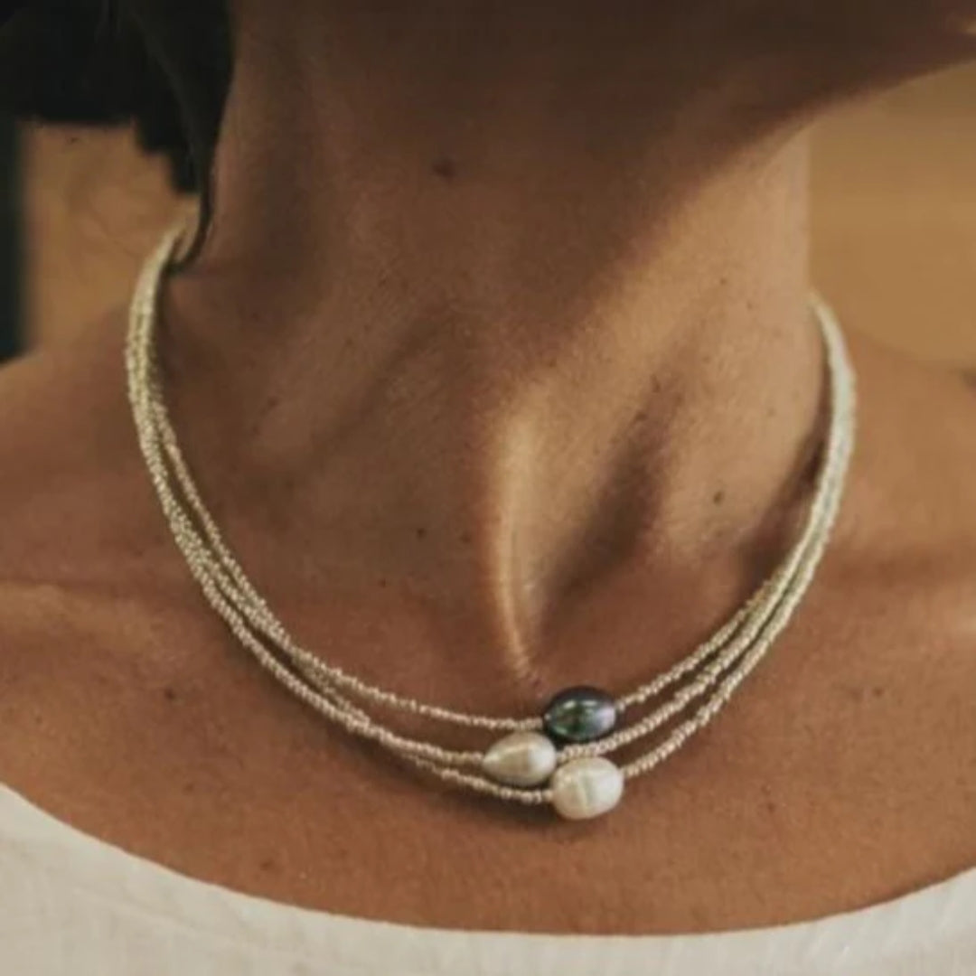LINA™ | Handgemachte Perlenkette