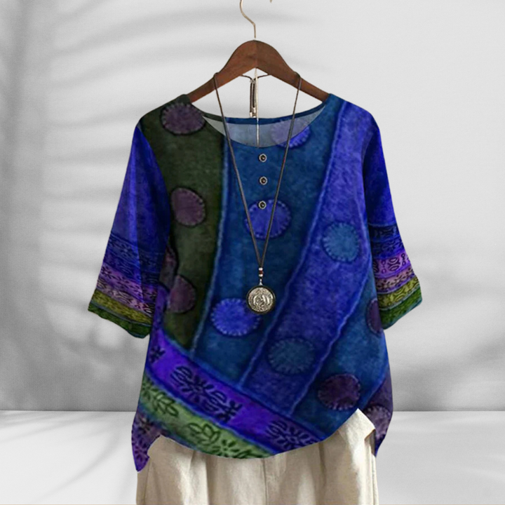 LEONORA™ | Boho-Top aus Bio-Baumwolle