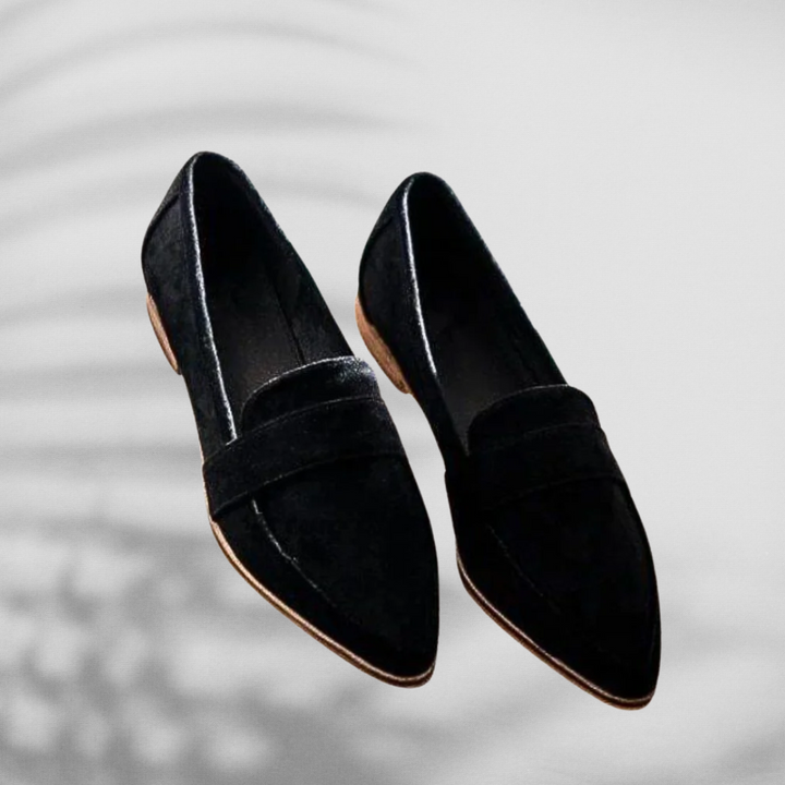 MALINA™ | Wildleder-Loafer mit spitzer Form