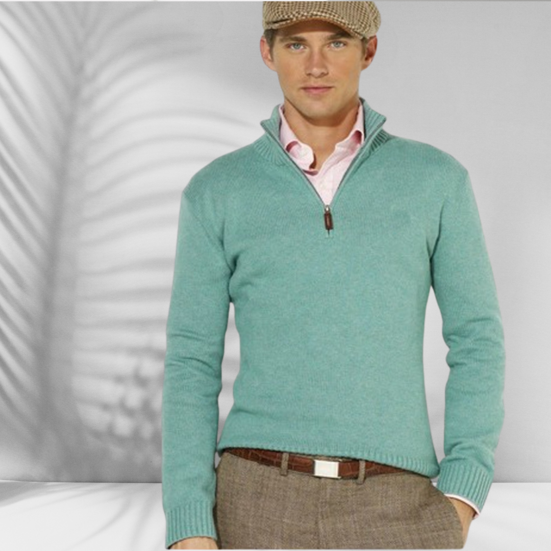 MATTHIAS™ | Reißverschluss-Pullover aus Baumwolle