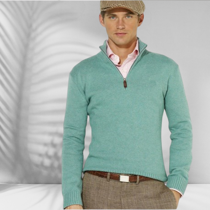 MATTHIAS™ | Reißverschluss-Pullover aus Baumwolle