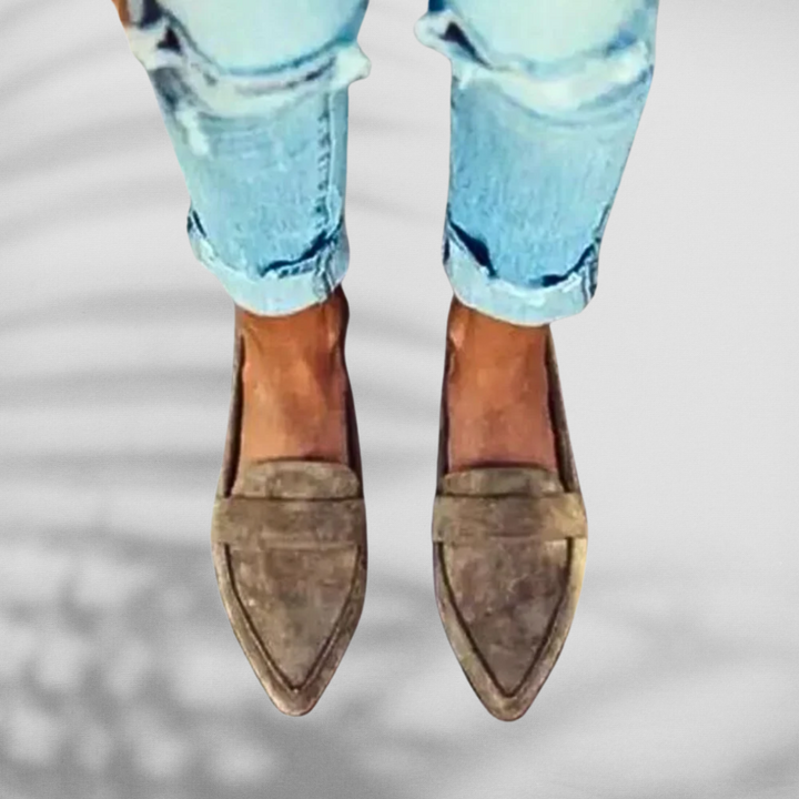 MALINA™ | Wildleder-Loafer mit spitzer Form