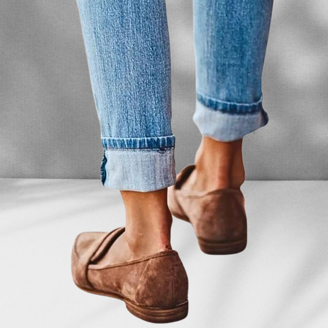 MALINA™ | Wildleder-Loafer mit spitzer Form