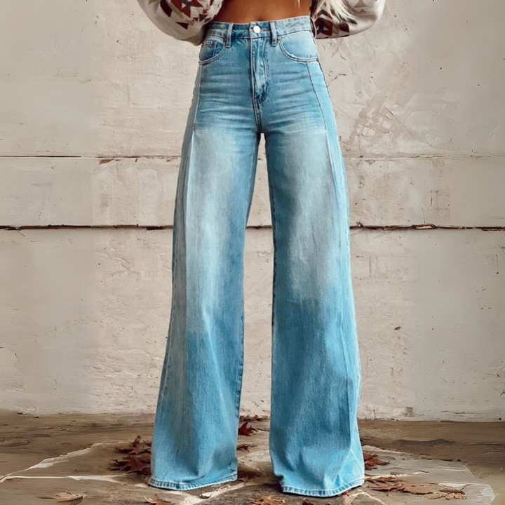BETTINA™ | Boho Vintage Weitbeinige Hose