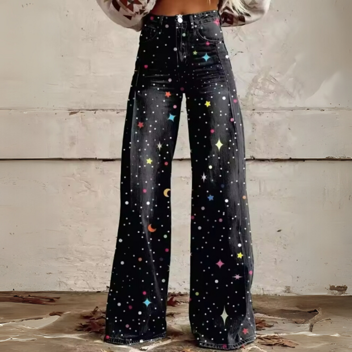 GUNDULA™ | Boho Vintage Weitbeinige Hose