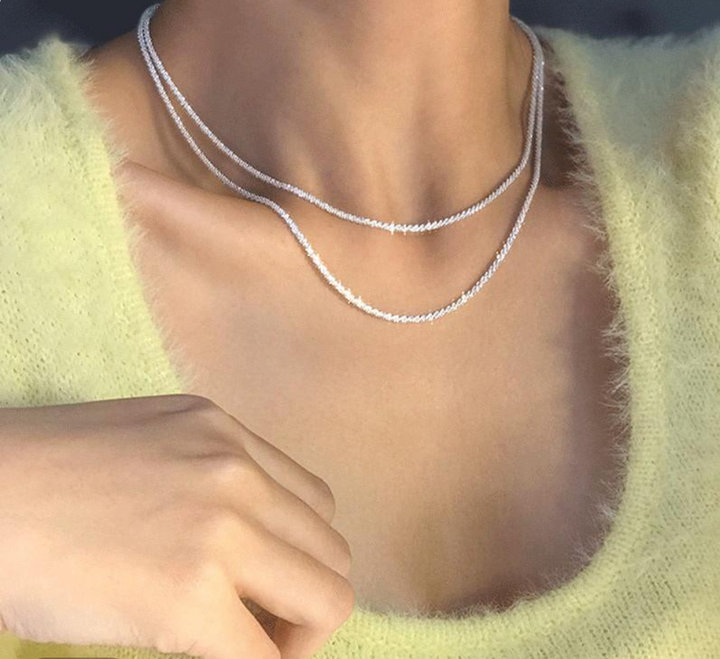 LENA™ | Handgefertigte Halskette aus Silber