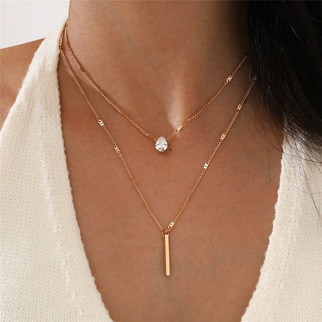LENA™ | Vintage-Halskette aus Gold