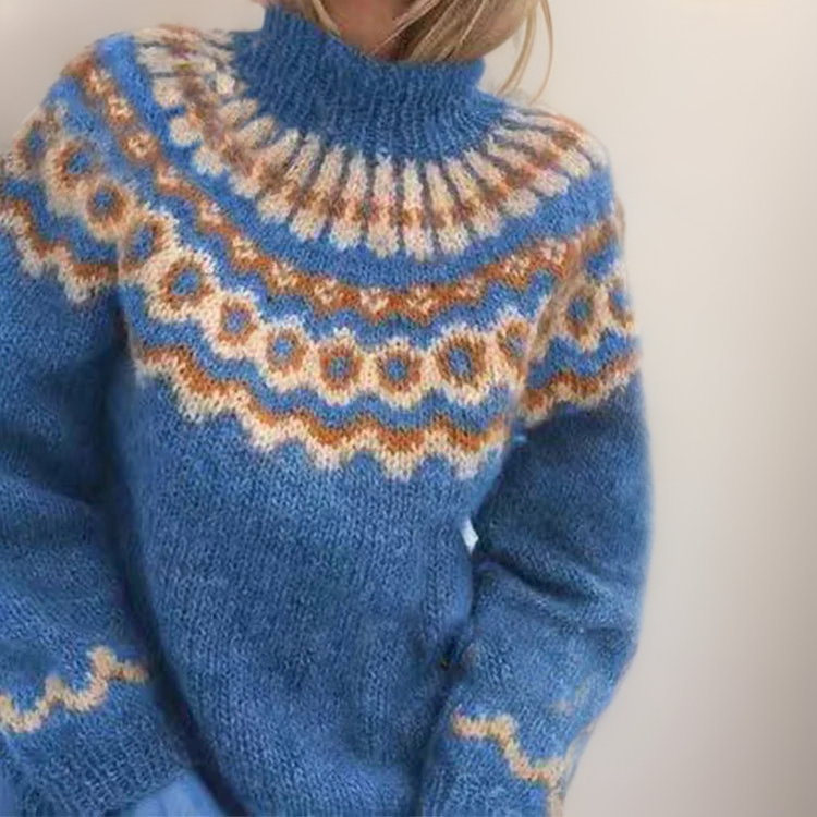 GRETA™ | NORDISCHER PULLOVER AUS WEICHEM ROLLKRAGENSTOFF