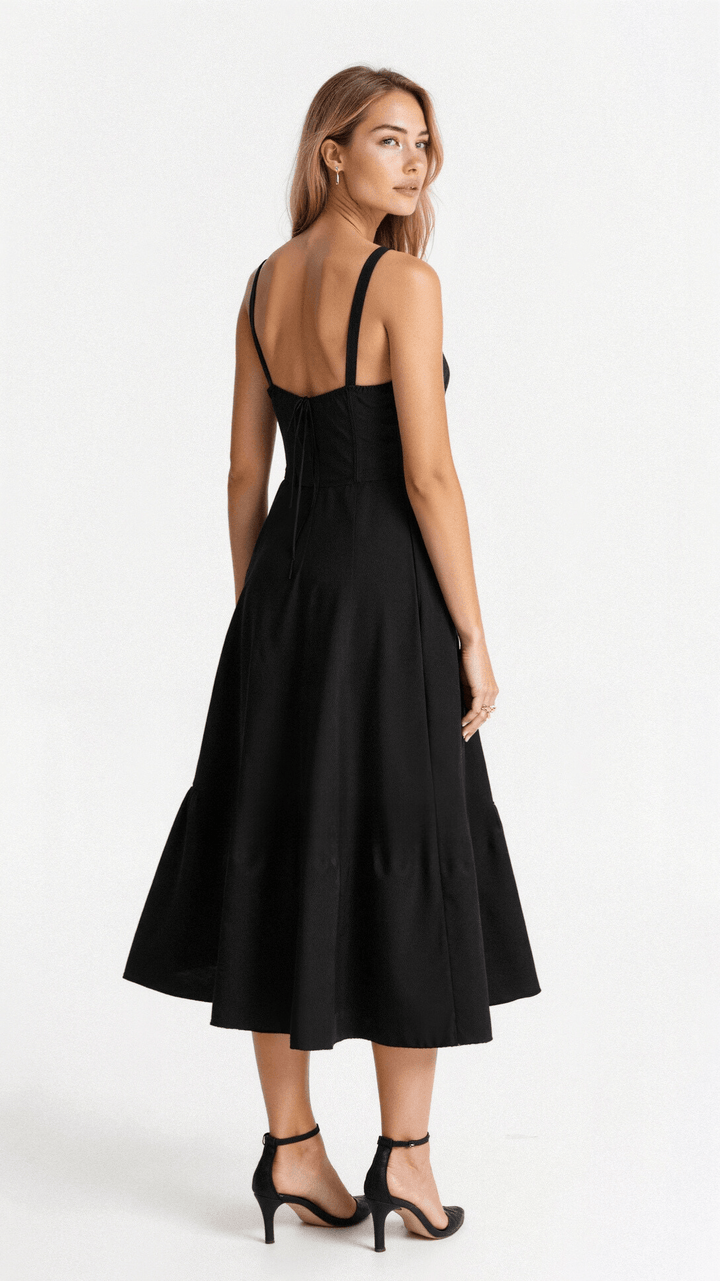 KIANA™ | Blumenkleid mit Corsagenoberteil und Schlitz