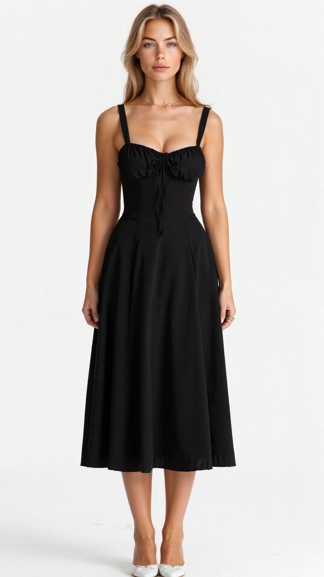 KIANA™ | Blumenkleid mit Corsagenoberteil und Schlitz