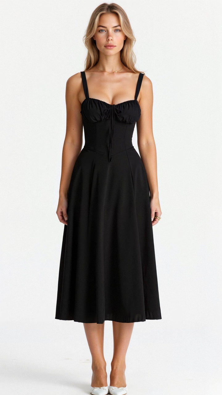 KIANA™ | Blumenkleid mit Corsagenoberteil und Schlitz